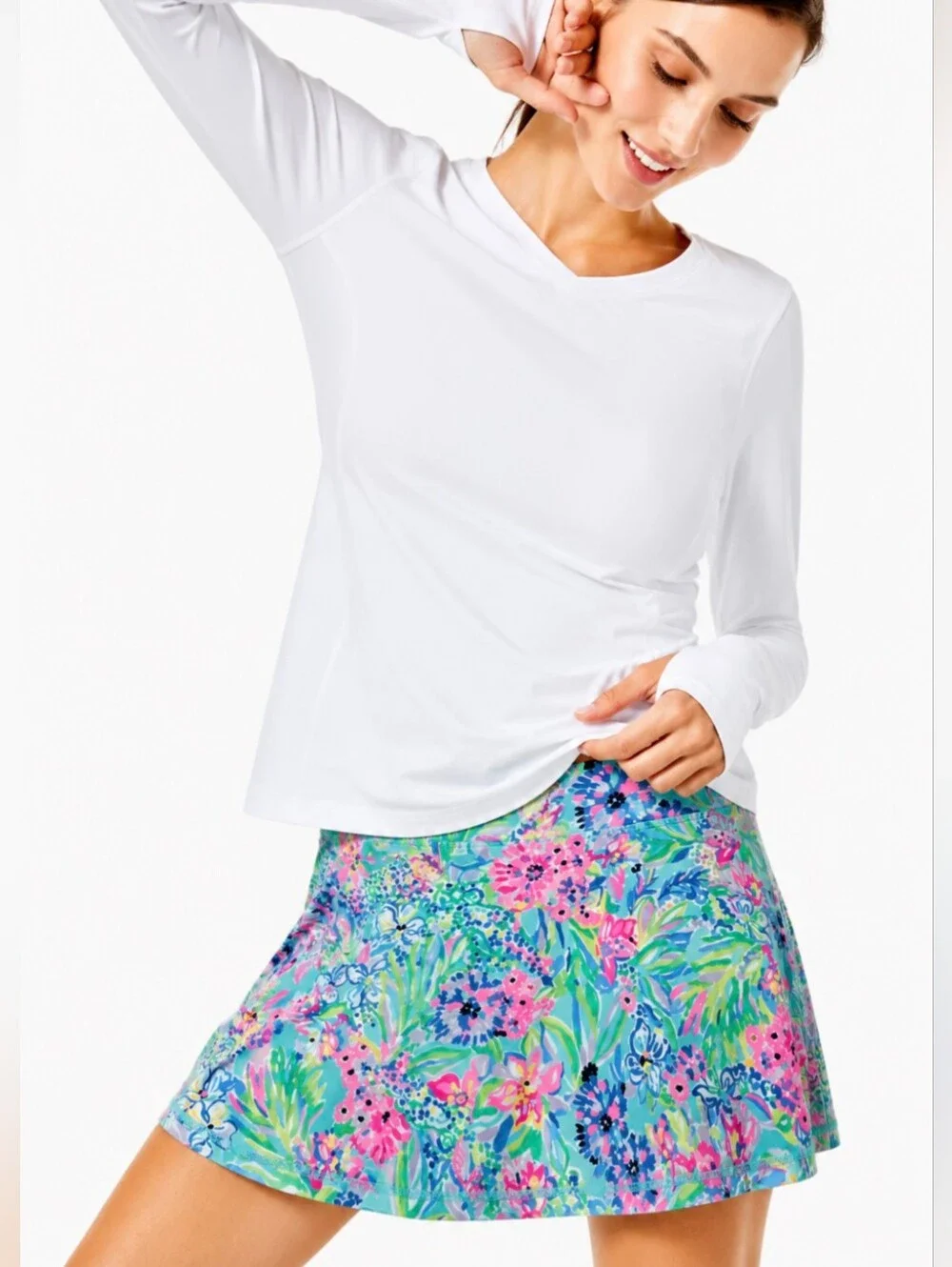 Lilly Pulitzer UPF 50+ LUXLETIC AILA SKORT Size Medium